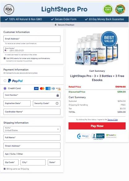 lightsteps-pro-official-website